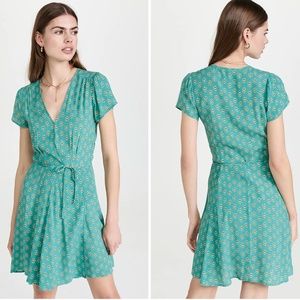 Rolla's Teal Cleo Emmylou Wrap Dress Size S
